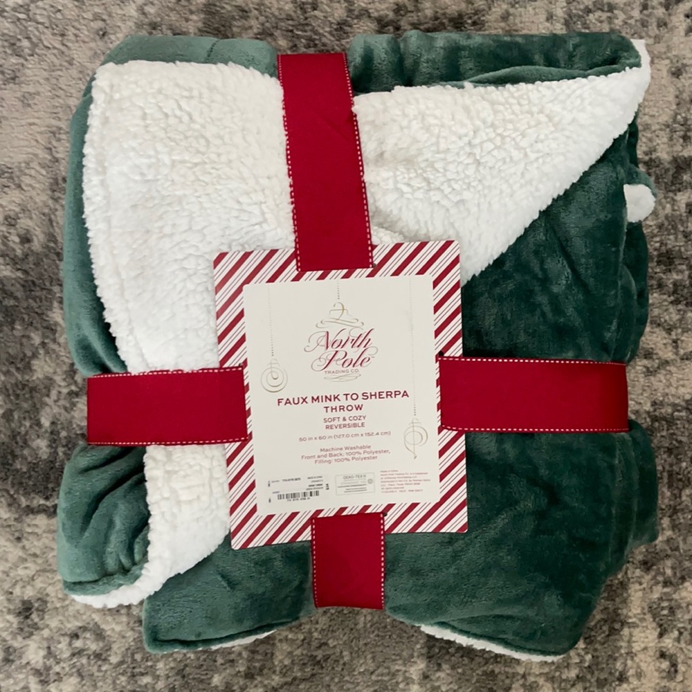 Faux Mink to Sherpa Throw